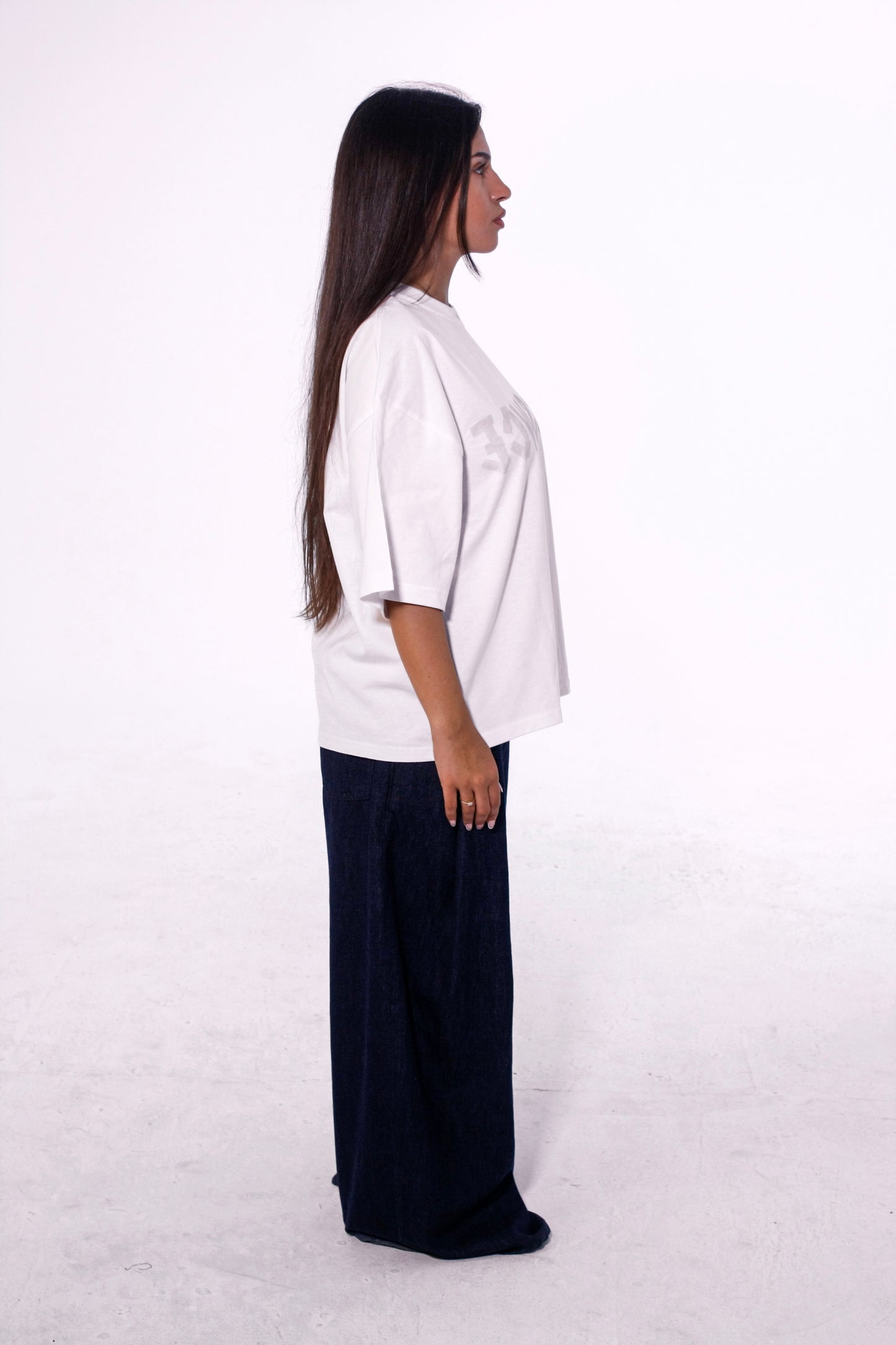 Camiseta Oversize Cropped SYS.FS05 White