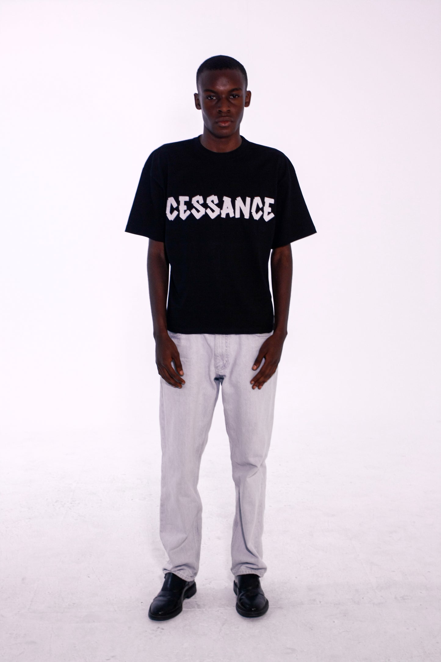 Camiseta Oversize Cropped SYS.FS05 Black
