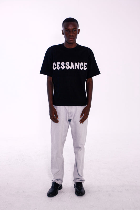 Camiseta Oversize Cropped SYS.FS05 Black