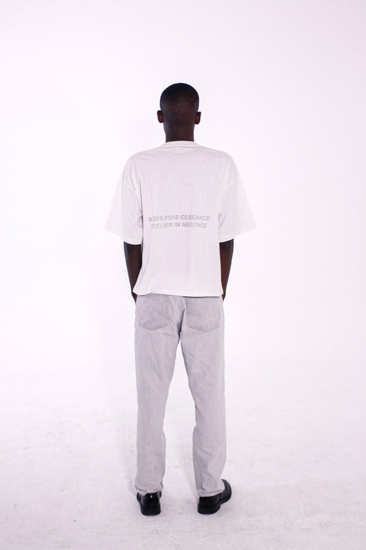Camiseta Oversize Cropped SYS.FS05 White