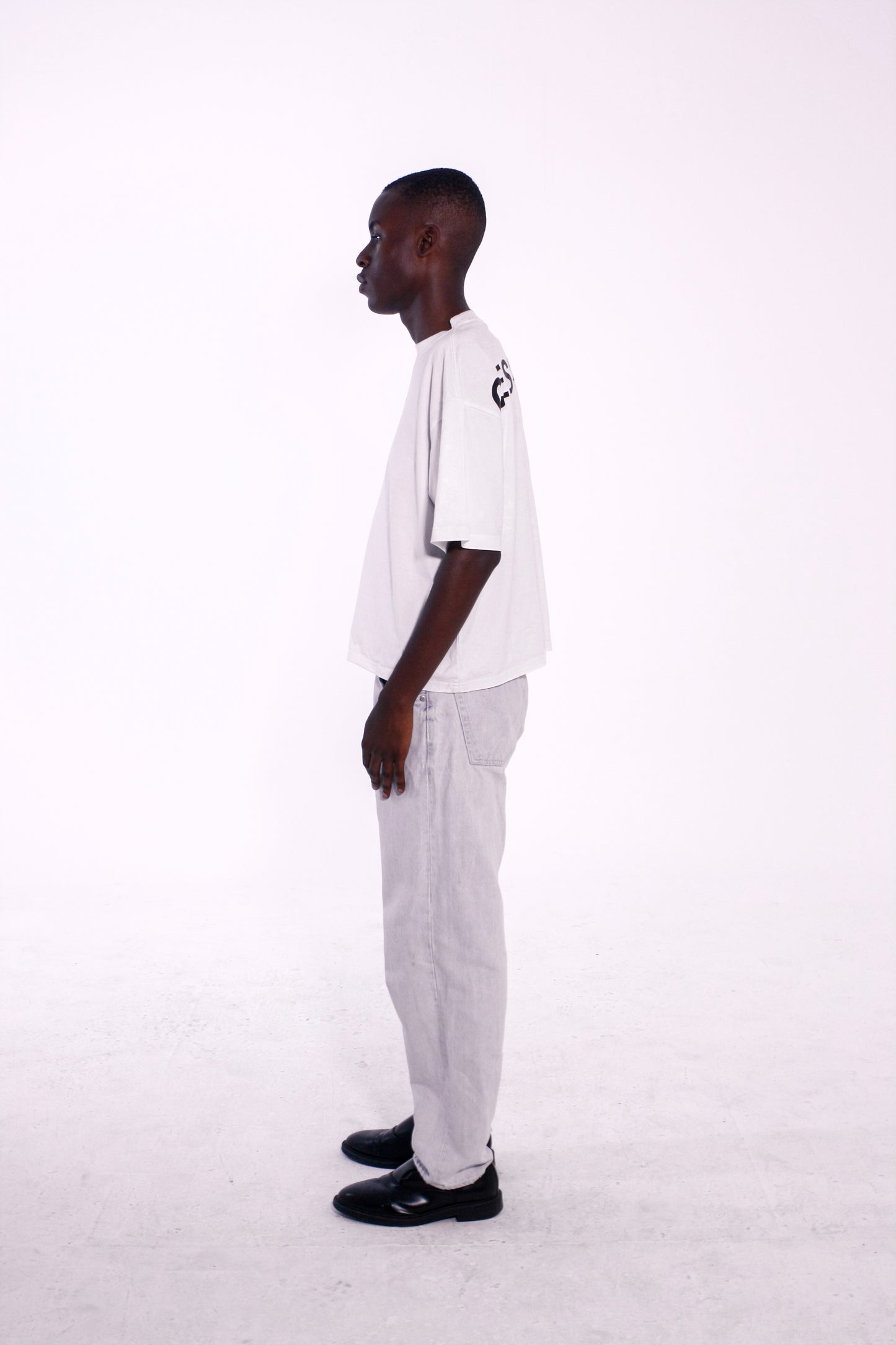 Camiseta Oversize Cropped Parachute White