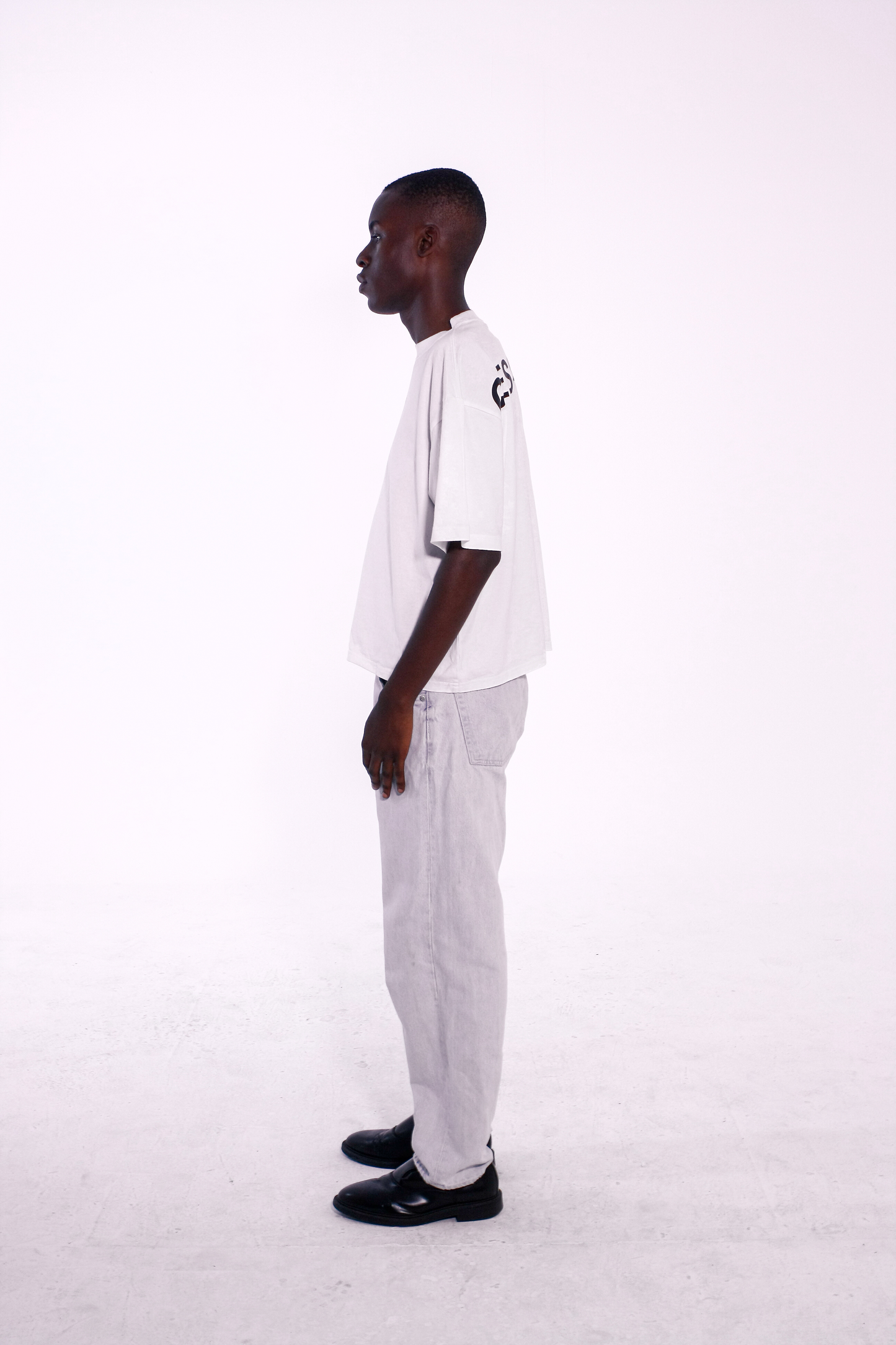 Camiseta Oversize Cropped Parachute White