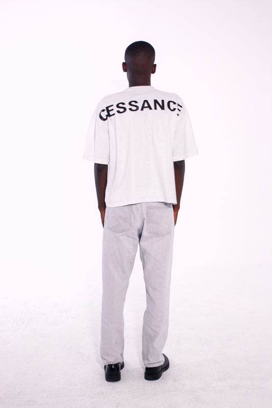 Camiseta Oversize Cropped Parachute White